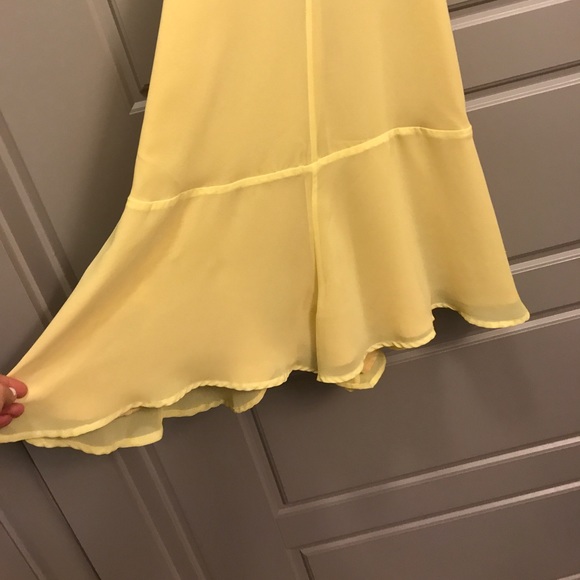 BCBG Yellow Romper, Open Back - Picture 2 of 3